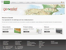 Tablet Screenshot of georelief.de